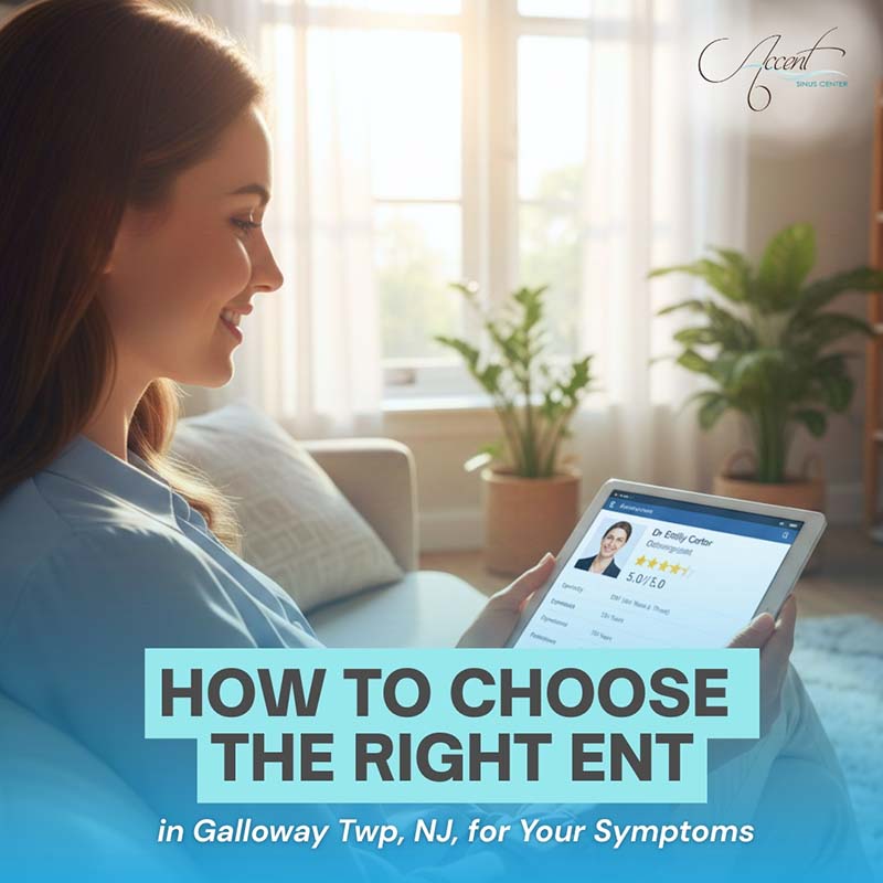 How to Choose the Right ENT in Galloway Twp., NJ, for Your Symptoms